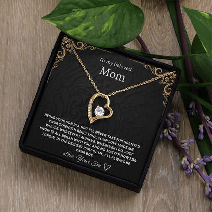 To my Beloved Mom - Forever Love Necklace