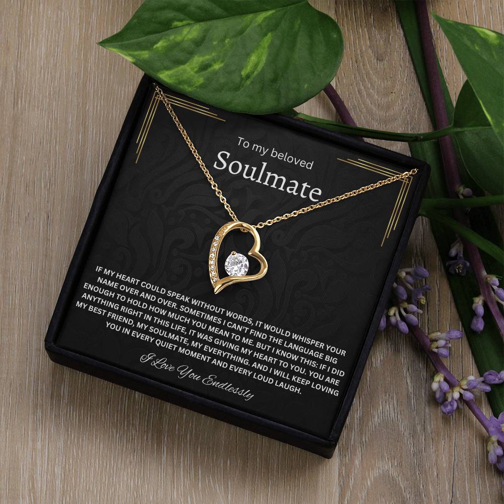 To My Beloved Soulmate - Forever Love Necklace