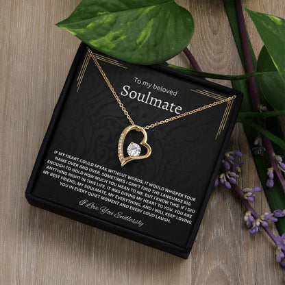 To My Beloved Soulmate - Forever Love Necklace