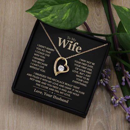 To My Wife, The Love Of My Life - Forever Love Necklace