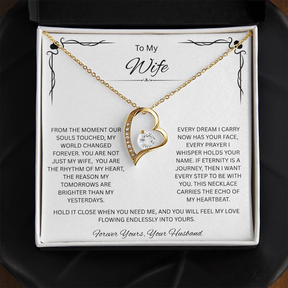 To My Precious Wife, My Greatest Gift - Forever Love Necklace
