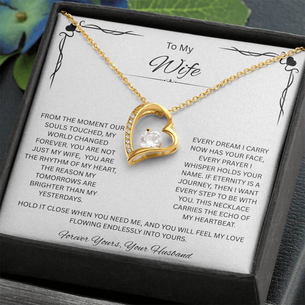 To My Precious Wife, My Greatest Gift - Forever Love Necklace
