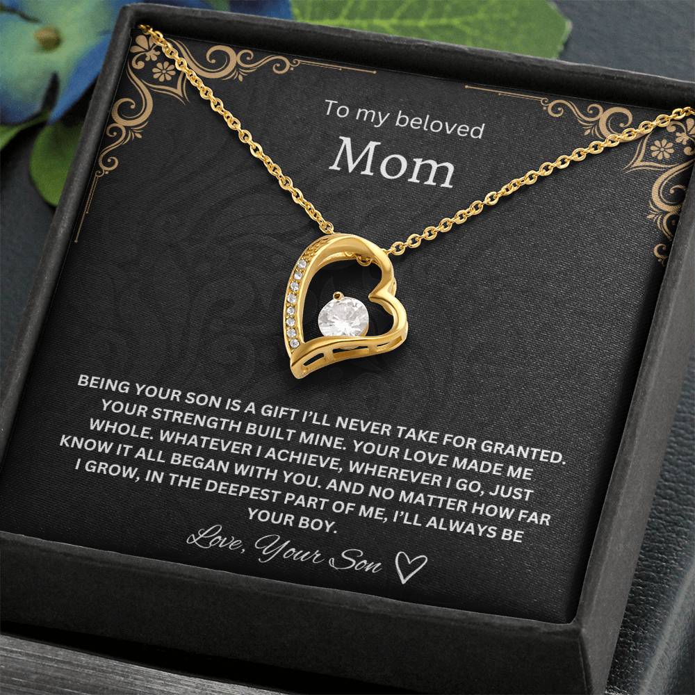 To my Beloved Mom - Forever Love Necklace