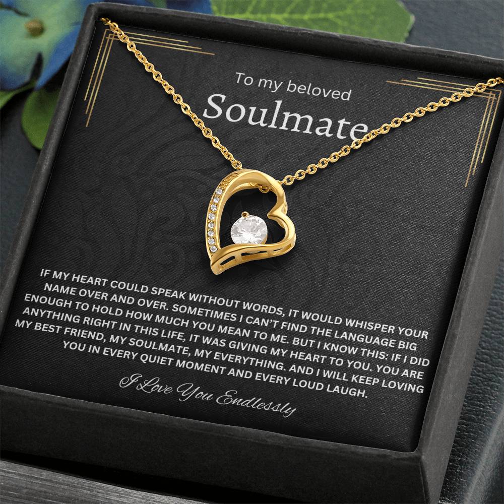 To My Beloved Soulmate - Forever Love Necklace